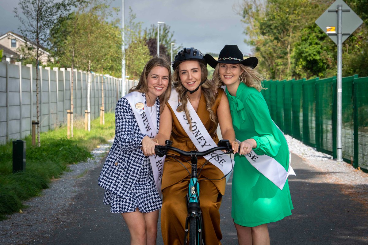 On your bike! Some of the Roses of 2023 paid a visit to the new Tralee to Fenit Greenway this week.