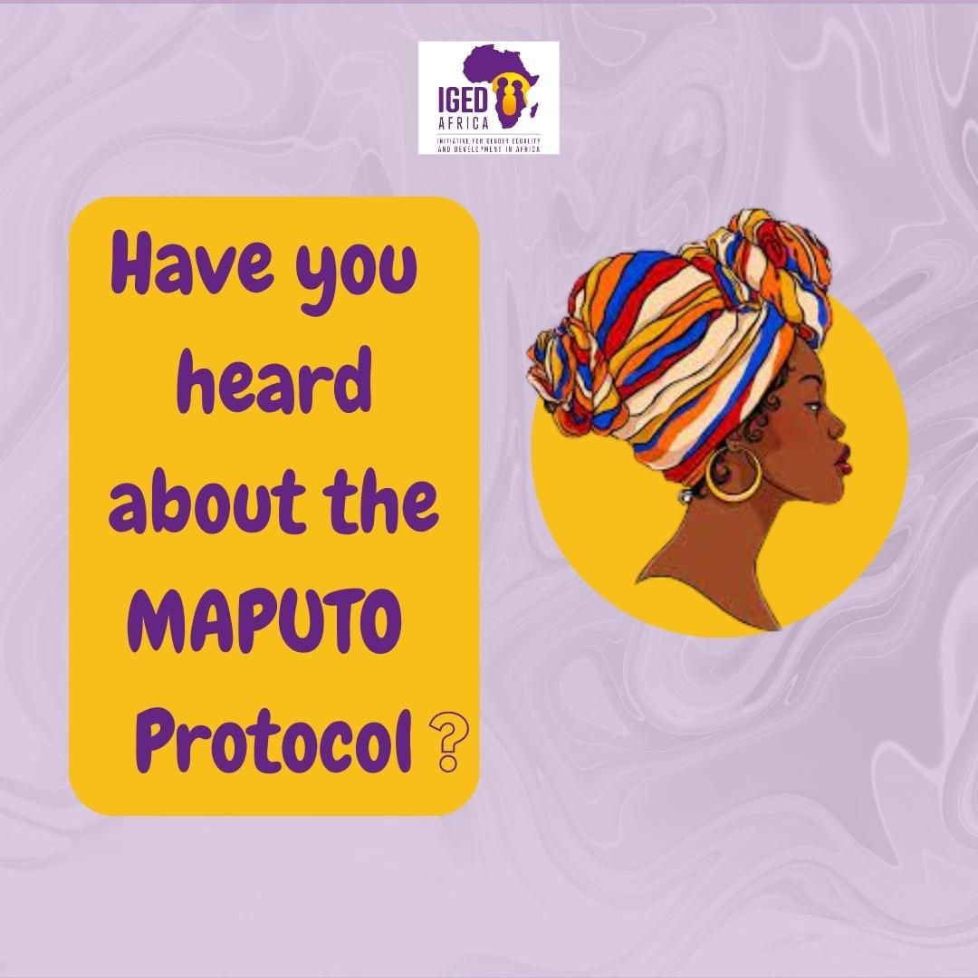 igedafrica's tweet photo. The Maputo Protocol aims to advance women's rights, make economic empowerment a reality, and prioritize youth development. #GenderEquality #YouthDevelopment #HumanRights #MaputoProtocol #IGEDAFRICA #SOAWR #EqualityNow #Oxfam #Baobab https://t.co/n98ot1l08Z