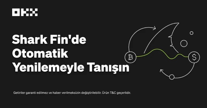 okx's tweet photo. Shark Fin ile piyasa koşulları nasıl olursa olsun varlıklarınızı artırın!OKX’te anapara koruması sunan Shark Fin ürünleriyle kazancınıza kazanç katmaya başlayın!Hem alış ağırlıklı hem de satış ağırlıklı piyasalarda cazip getiriler elde edin.Hemen OKX’i indirip kazanmaya başlayın!