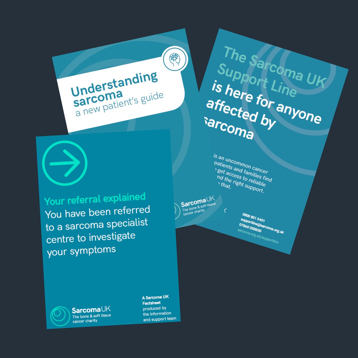 We know that some people prefer to read their information in print.

We have free printed guides that you can order directly from our website.

Visit sarcoma.org.uk/about-sarcoma/… to order your copies.

#sarcoma #sarcomacancer