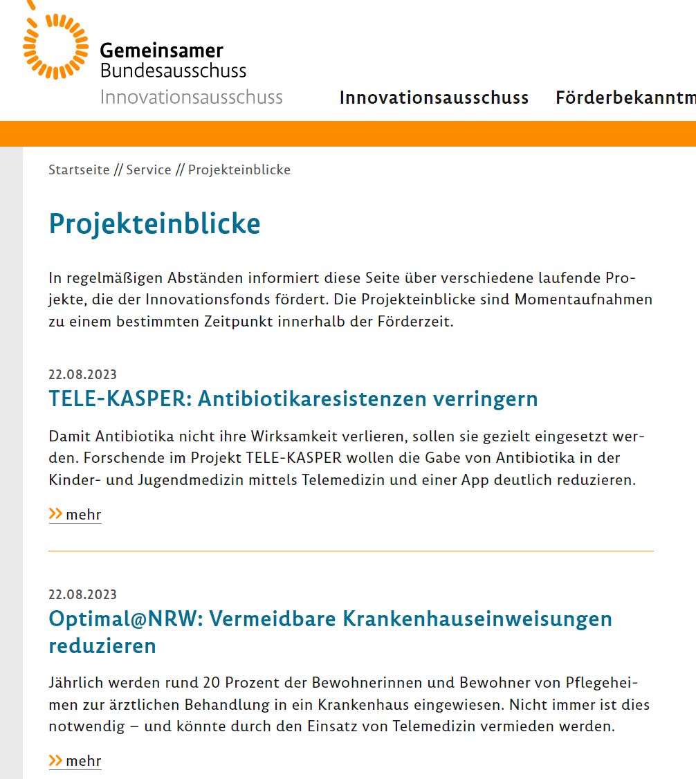 TKinNW's tweet photo. Einblicke zu zwei #Telemedizin-Projekten mit TK-Beteilung aus dem #Innofonds. G-BA "adelt" Optimal@NRW und TELE-KASPER mit Sondermeldung: https://t.co/eG4JKRClXw @UniklinikAachen @kvno_aktuell @UniklinikEssen @unidue https://t.co/c8jEyFdPHM