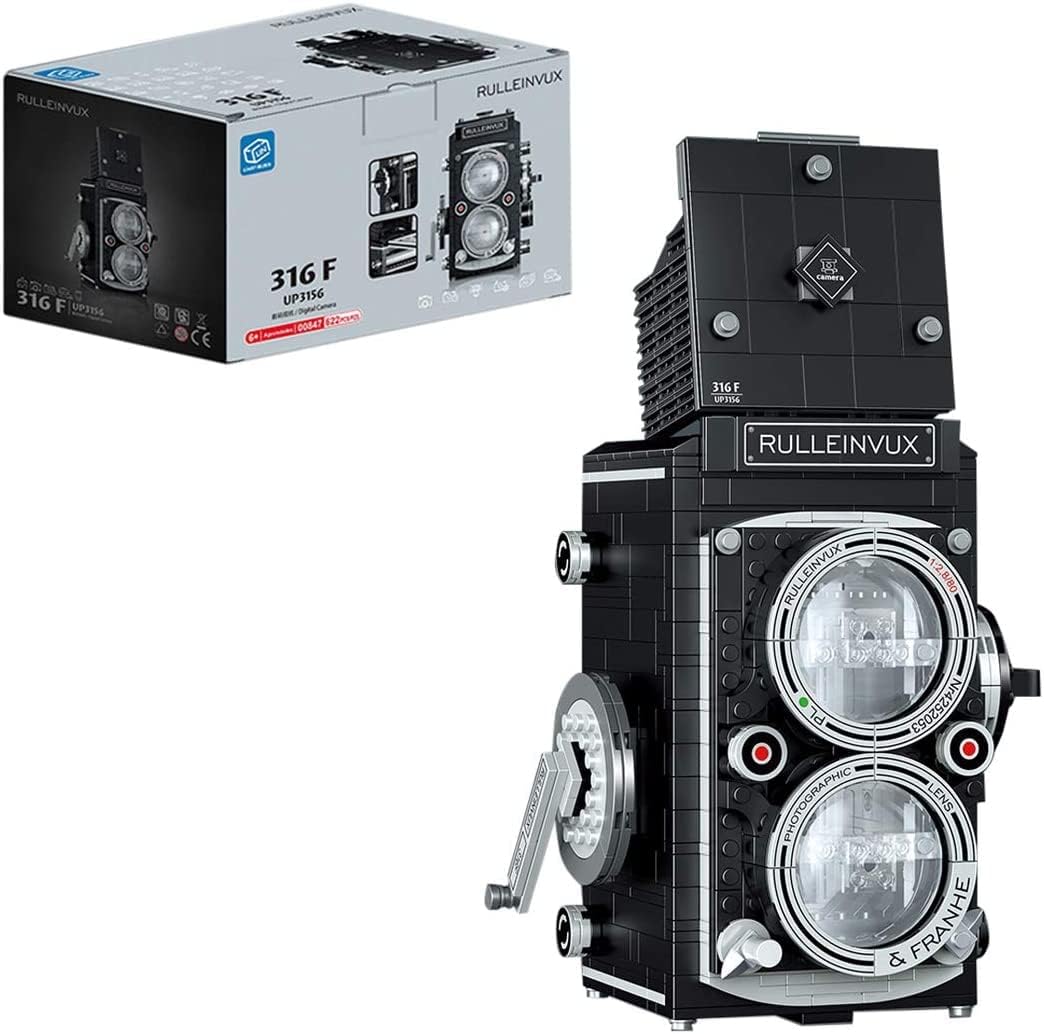 GeorgesCurios's tweet image. APRILA Technic TLR Camera Building Set, Construction Toy - Mini Camera Bricks Educational Kit, Not Compatible with LEGO Technic. Buy one here: amzn.to/3KWbC4n I've just ordered one. Have you built one? #constructiontoy #toycamera #CameraToy #tlrcamera #TwinLensReflex