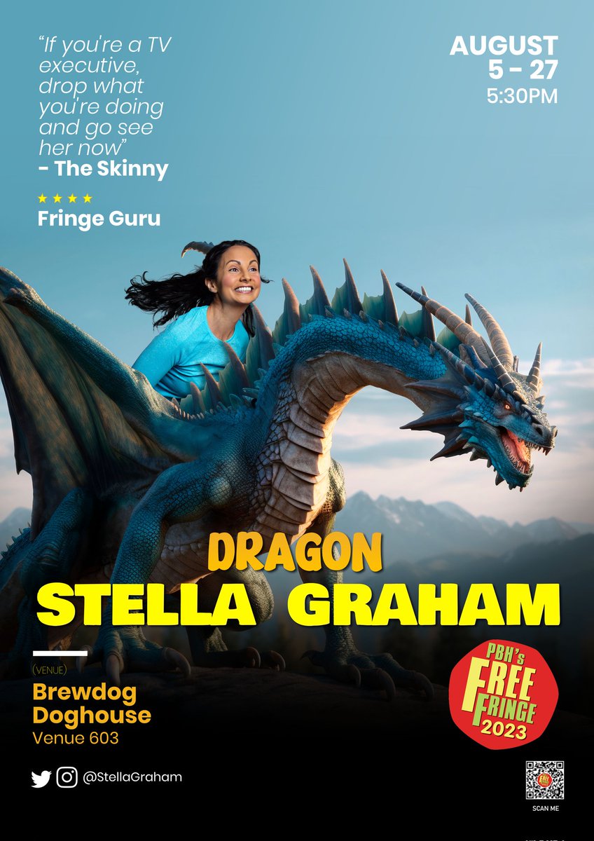 <a href="/edfringe/">Edinburgh Festival Fringe</a> Half price tickets?
How about free tickets? 🎟 🎫 
Or better, no tickets needed... Just turn up.

5:30pm daily at <a href="/doghouseedin/">BrewDog DogHouse Edinburgh</a>
It's a great stand-up show, on until Sunday 27th 🐲