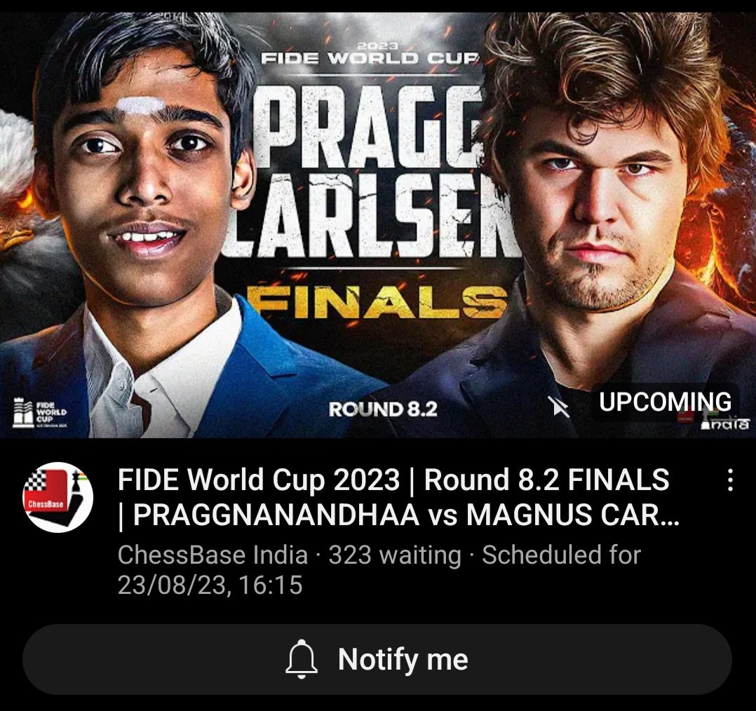 FIDE World Cup 2023, Round 8.2 FINALS