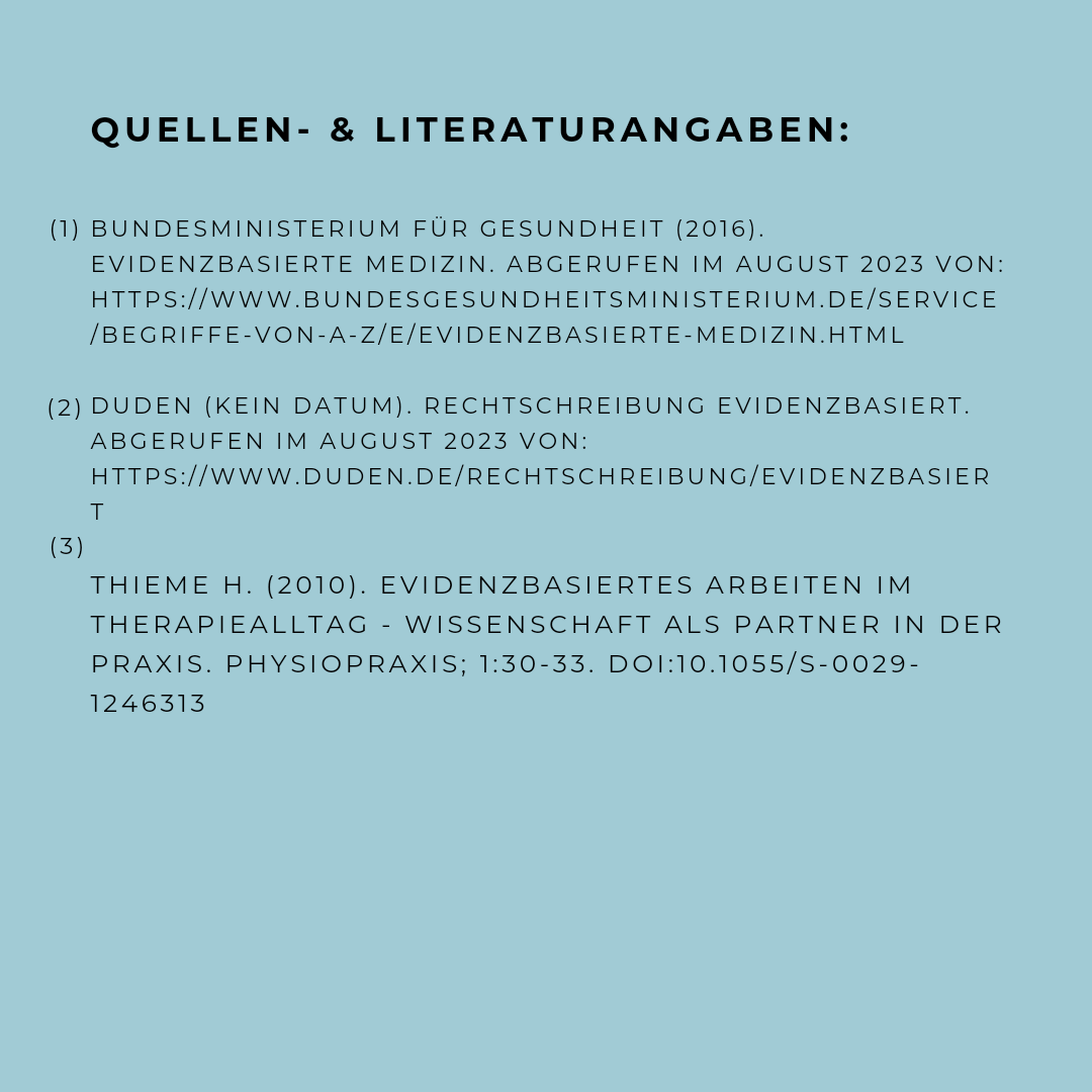 Physio_SciPub's tweet photo. Unser Projekt beinhaltet den Begriff "evidenzbasiert". Doch was bedeutet das eigentlich? Das erfahrt ihr heute in diesem Post!
#evidenzbasiert #physiosciencepub #HSB #EBP #EBFB #ATW https://t.co/P4qtnbmzQH