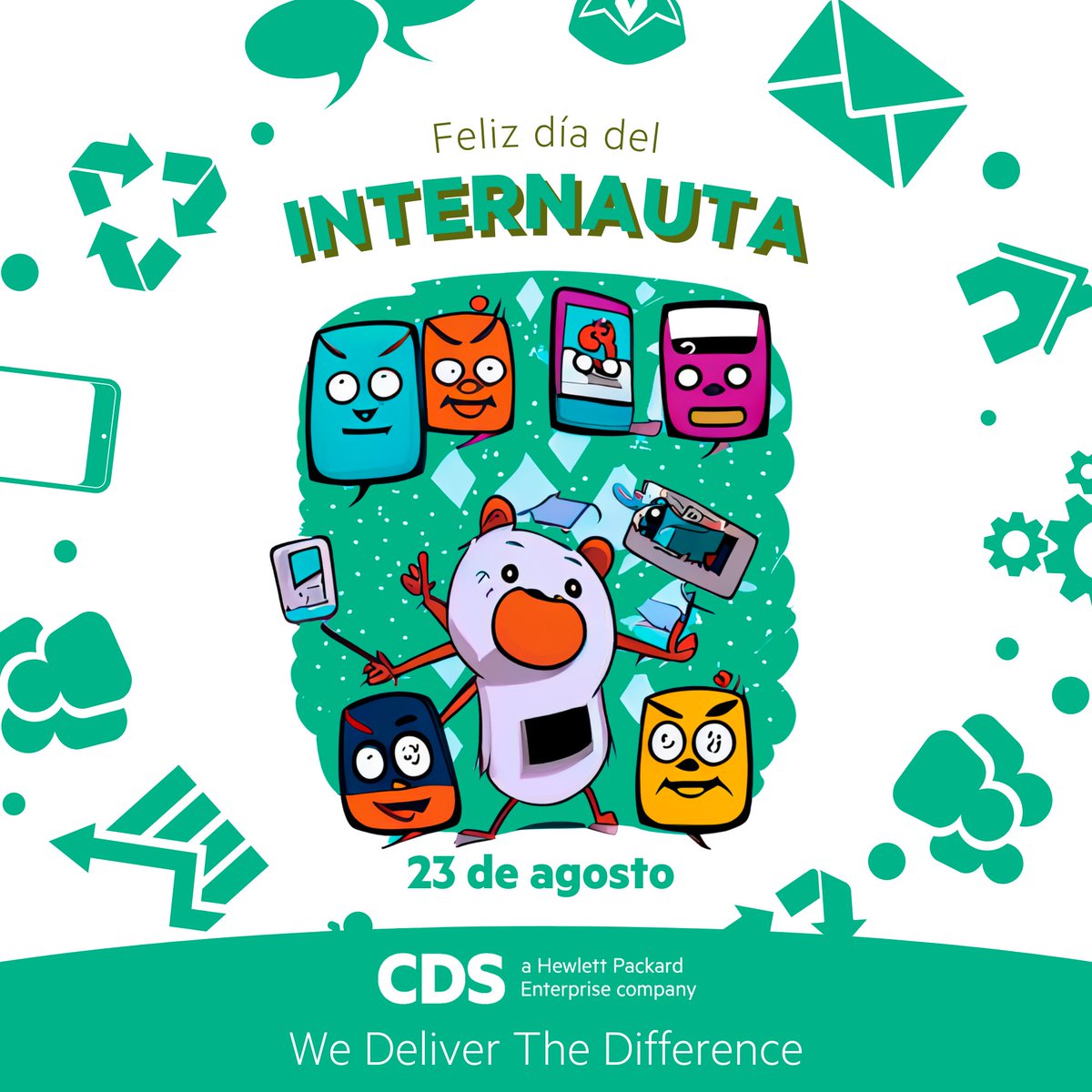 HPECDS_ES's tweet photo. Si nos estás leyendo... ¡Feliz #DíaDelInternauta! 

Como compañía tecnológica que somos, hoy reafirmamos en #HPECDS que juntos y junto a la tecnología estamos transformando la forma de pensar, vivir y actuar de la sociedad. 💻
 
#beCDS #tech #tecnología #internautas https://t.co/UQ9BMtGm4x