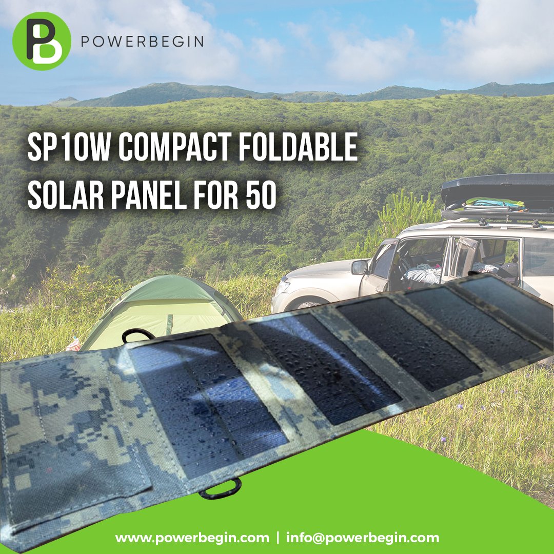 power_begin's tweet image. 🔋Embrace the power of the sun with the SP80W Foldable Portable Solar Panel!⚡️
Charge your devices on-the-go and stay connected wherever adventure takes you.📱 
➡️ bit.ly/454CJBQ
#SolarPower #PortableSolarPanel #OutdoorAdventure #GreenEnergy #StayCharged #EcoFriendly
