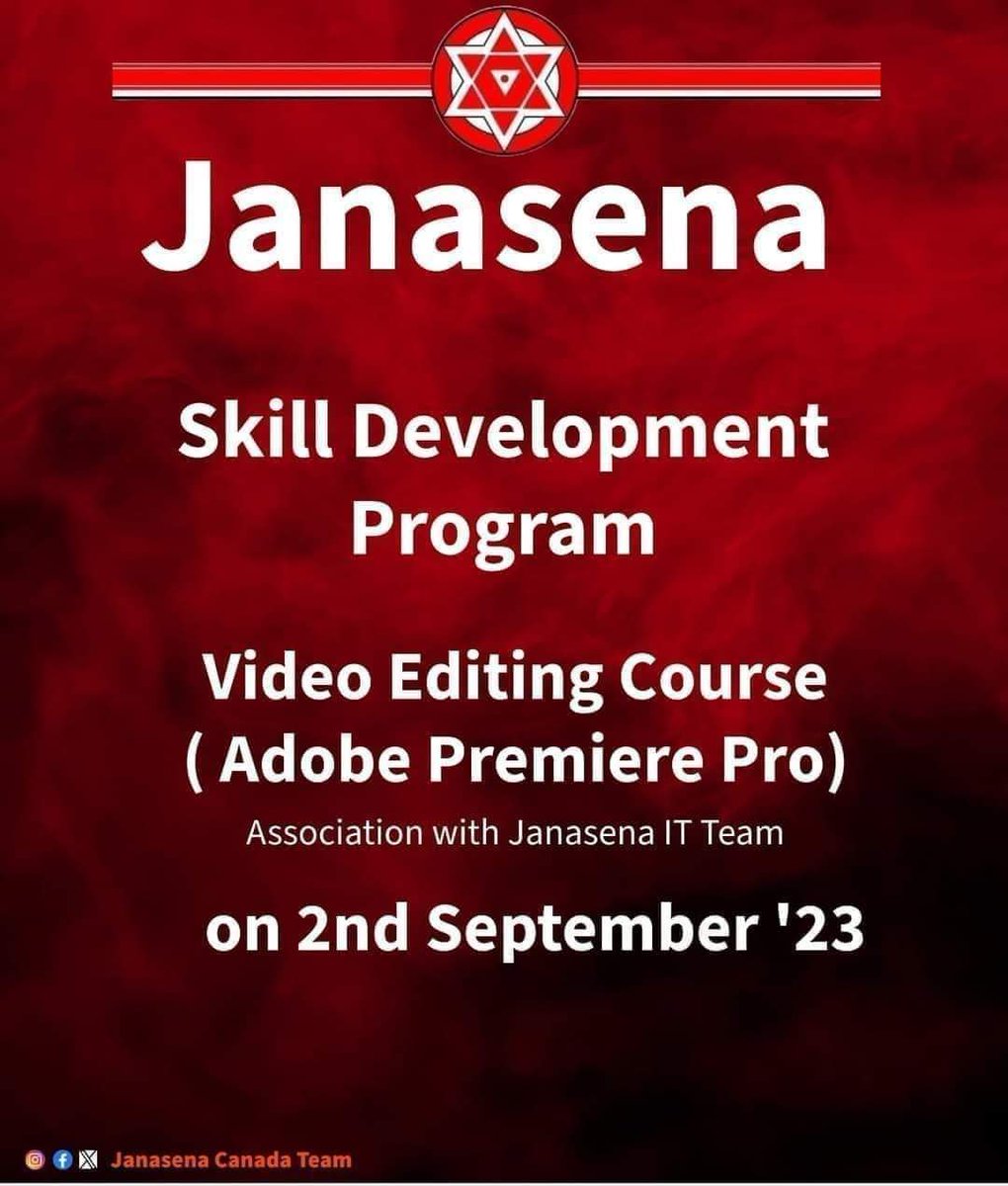 Shatagni's tweet photo. those who are interested in learning video editing with premier pro, fill the below form !!

https://t.co/O2AUgACSeN

the course duration is 20 days,
and there isn't any fees for it. https://t.co/6wijB7aUi3