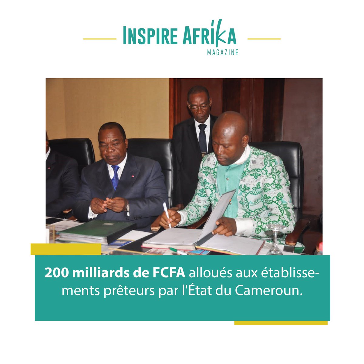 La signature des conventions de garantie de portefeuille entre l'État du Cameroun et les établissements prêteurs par le biais du MINFI a été actée pour un montant de 200 milliards dont  170 milliards pour les banques et 30 milliards pour les microfinances. 

#finance #Cameroun