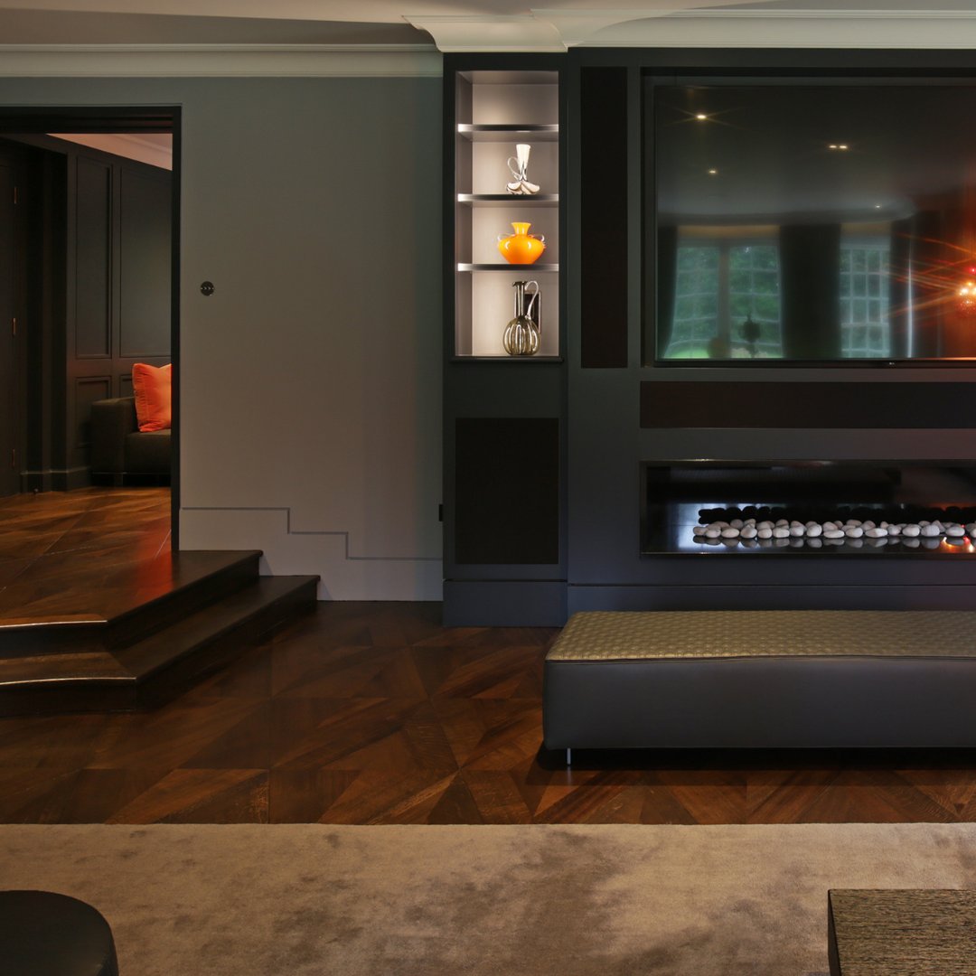 These bespoke diamond parquet panels were thermo treated to change their natural colour to a rich, deep, dark brown. The 9mm panels and planks were installed, site sanded and finished with hard-wax oil.

More about our wood flooring service:
wbsimpsonsons.co.uk/wood-flooring/