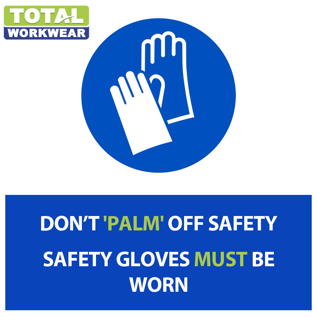 🧤 Don't 'Palm' Off Safety! Safety gloves must be worn – but let's add a twist! 😄 Keep your hands safe with the right gloves for the job. Your well-being matters, so 'glove' up and stay protected! 

#HandProtection #SafetyFirst #GlovesOn #StayProtected #TotalWorkwear