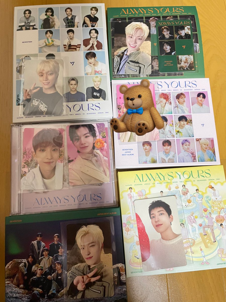 ntgdss's tweet photo. SEVENTEEN セブチ　ALWAYSYOURS トレカ　交換
【譲】写真1.2枚目
【求】ミンギュ写真3枚目　激求を最優先で探しております。
　　　Mcardヒポチ

異種交換でも大丈夫です🙆‍♀️

𖤐土日発送でも大丈夫な方🌱
𖤐纏めての方優先🙇‍♀️
𖤐検索からでもお気軽にお声がけください！ https://t.co/SfS65RcOAh