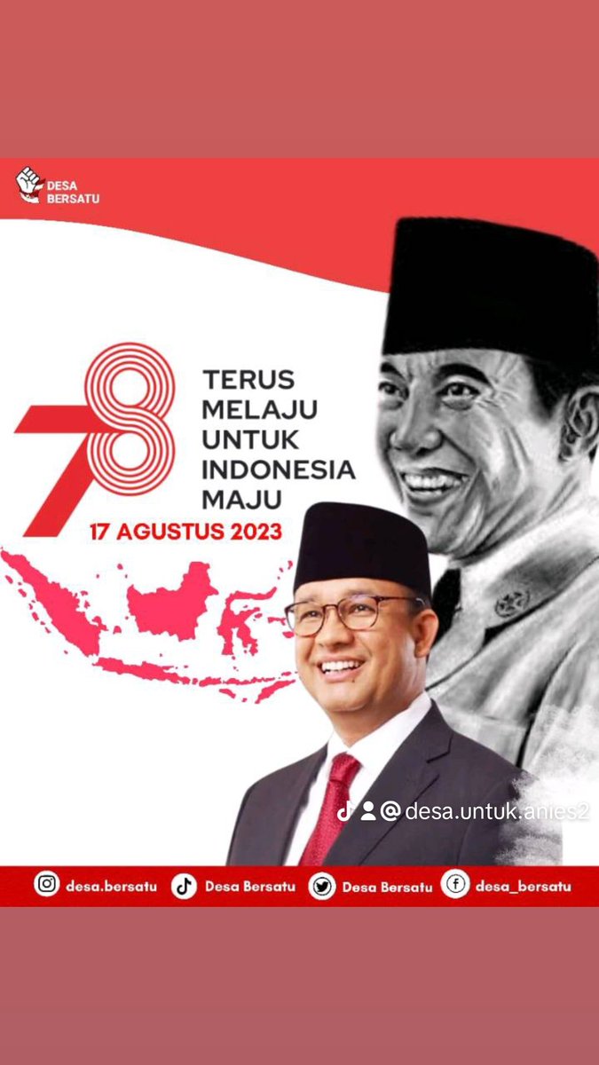 DesaAnies's tweet photo. Terus Melaju untuk Indonesia maju
@aniesbaswedan 

#merdeka #IndonesiaIndependenceDay #Indonesia #AniesPresiden2024 #AniesBaswedan #anies https://t.co/UlZ5bwlEjF