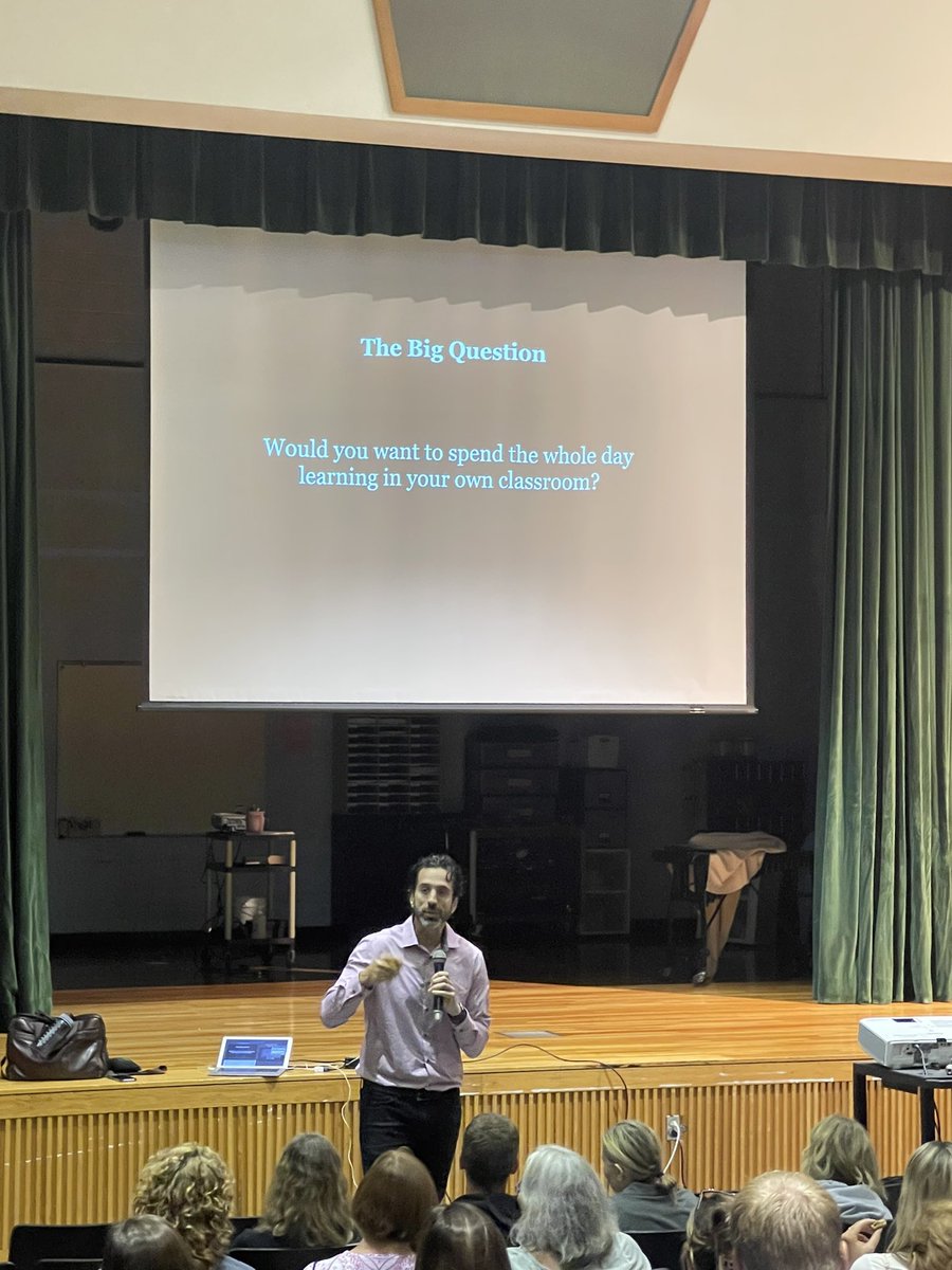 An important and reflective question to consider by all educators. <a href="/gcouros/">George Couros</a> <a href="/palisdPATCH/">DVHolmes Palisades SD</a> <a href="/PalisdSUPT/">Dr. Bridget O'Connell</a> #palisd #palisadessd