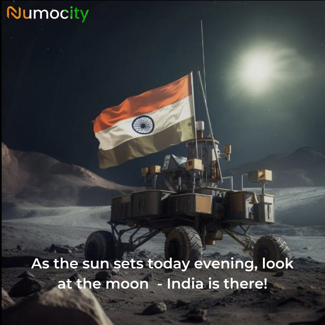 A Momentous Leap for Humanity: Chandrayaan-3 Successfully Lands on the Lunar Surface! In a dazzling display of scientific prowess and unwavering determination, the Chandrayaan-3 mission has achieved a historic milestone by touching down on the Moon's rugged terrain.