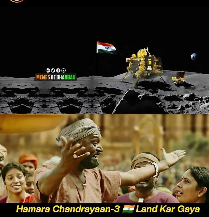 ArvindP03605352's tweet photo. #Chandrayaan3
Historic Moment For India 🇮🇳 

India Becomes The 1st Nation To Make A Successful Soft Landing On Moon’s South Pole 🚀 

Proud Moment For Every Indian ! 

Congratulations @isro #Chandrayaan3 https://t.co/GtZcyJDFGR
