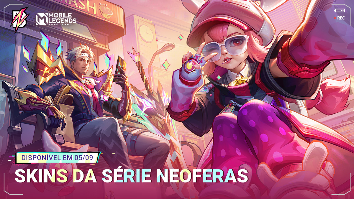 MLBBBR's tweet photo. As skins da série Neoferas estão chegando, trazendo novidade e vitalidade!
Você está pronto para entrar em um mundo com Etéreos e Trajes de Batalha?
#MobileLegendsBangBang
#MLBBNEWSKIN
#MLBBNeobeasts https://t.co/7eVhhxXCq7