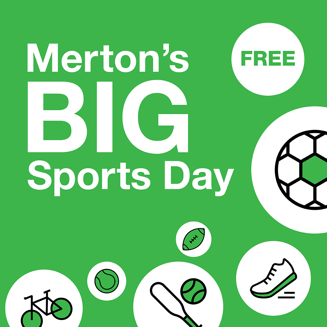 📣Join us at the first ever Merton’s Big Sports Day - your chance to try something new and celebrate our mission to become London’s #BoroughofSport.

📍Sunday 24 September at Canons House &amp; Grounds, Mitcham. CR4 4HD, 10am-4pm.

Get all the info, here: merton.gov.uk/boroughofsport