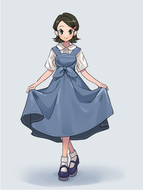 「pinafore dress」 illustration images(Latest)｜21pages