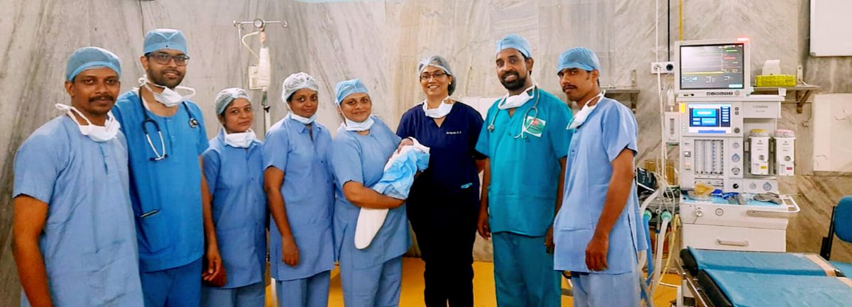 drm_tvc's tweet photo. Railway Hospital, Pettah celebrated a momentous occasion yesterday - a cesarean delivery after a decade! Congratulations to dedicated medical team, #Doctors and para medical staff, for their seamless teamwork in bringing a healthy child into the world. #TeamTVC #IndianRailways https://t.co/Mq83HqltzH