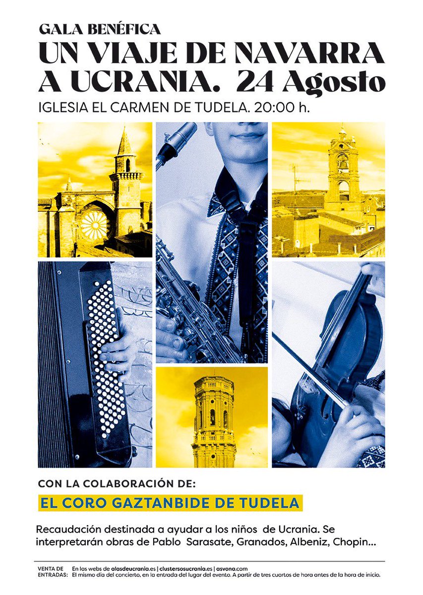 alextoquero's tweet photo. #Tudela con #Ukraine #Ucrania https://t.co/6aocMEvpFS
