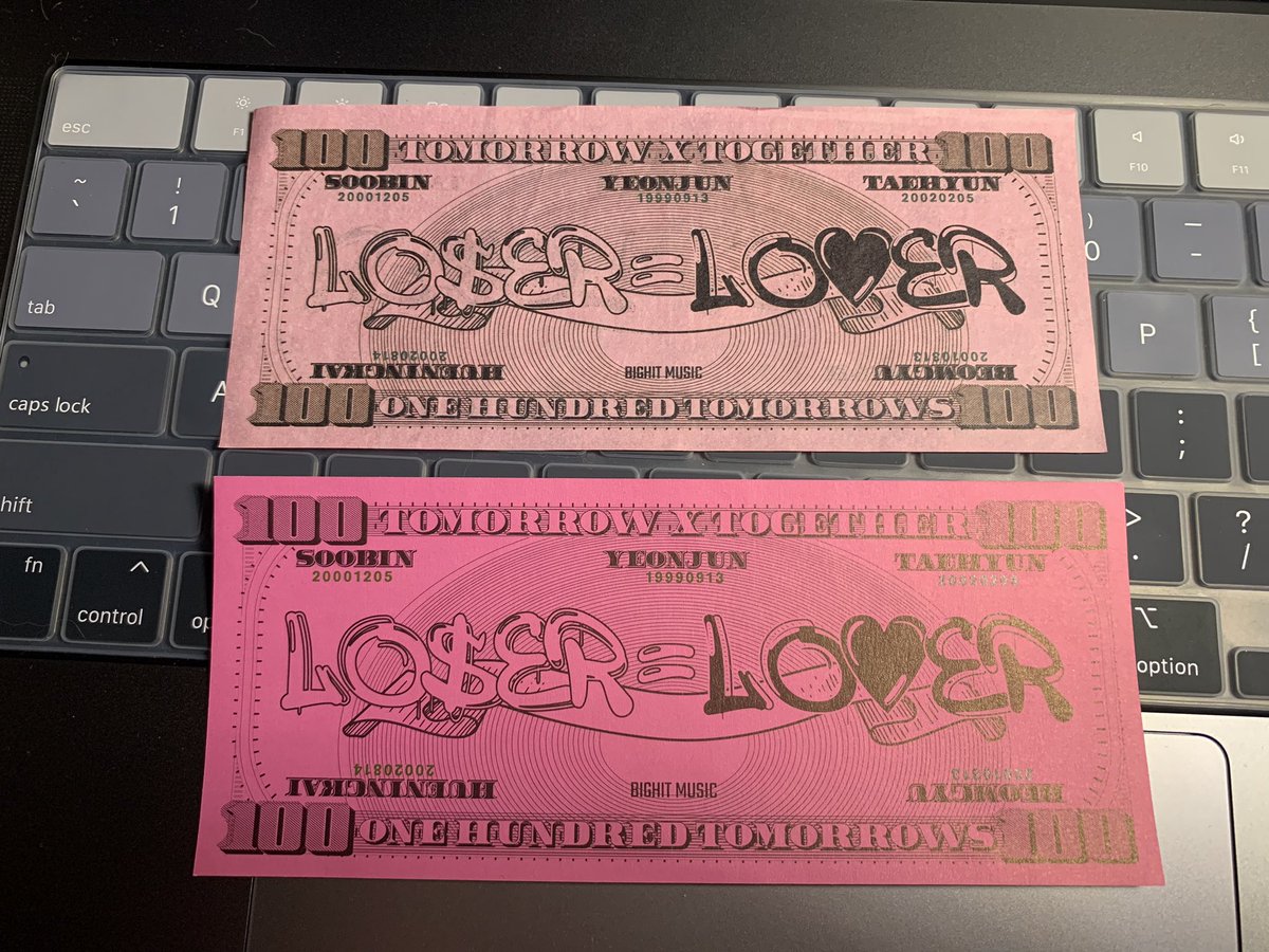 visualtwotop's tweet photo. so while i was cleaning my room i realized i have two extra lolo bills from als! 🥹 decided to give these away to moas only!! >__<

☆ like and rt
☆ mbf me
☆ drop ur fave txt pic https://t.co/Mapcr1Si3J