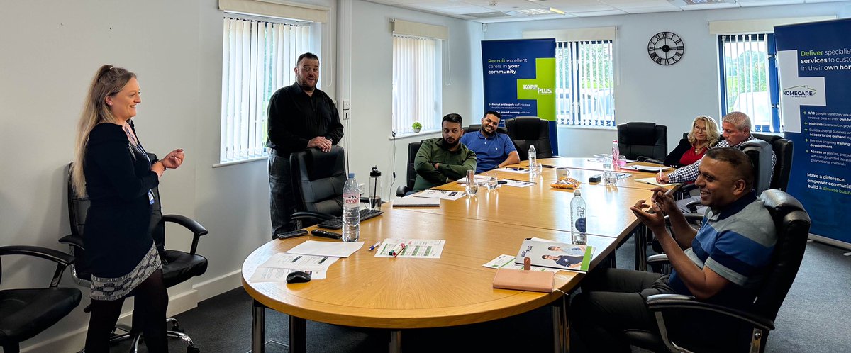 kpfranchising's tweet photo. Day 2 of franchising at Kare Plus HQ: We are empowering our franchisees with the knowledge and skills needed to excel.

From market research to identifying business opportunities, our franchisees will soon be ready to make a positive impact on their territories.

#FranchiseOwners https://t.co/fuvX2vwY2P