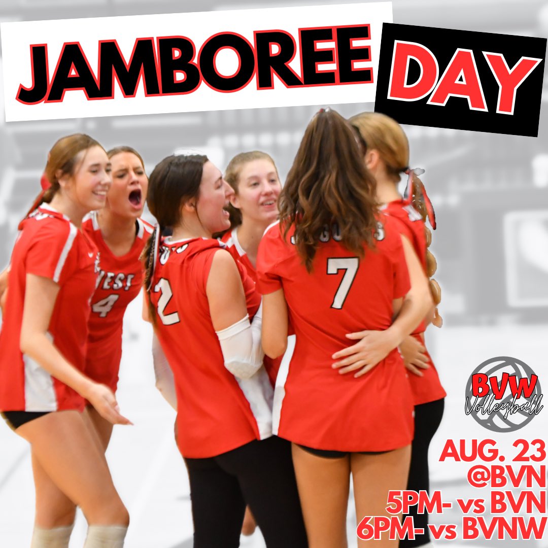 JAMBOREE DAY!

📍 BVN
⏰ 5pm/6pm
🆚 BVN/BVNW

#bvwvb🏐 #gojags🐾