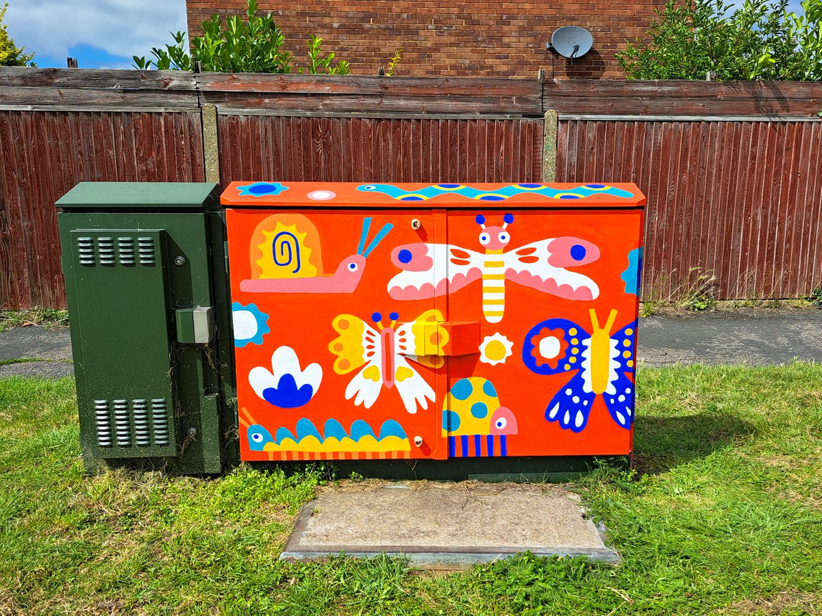 My finished boxes for <a href="/aylesburytc/">Aylesbury Town Council</a>🐞🦋🐌