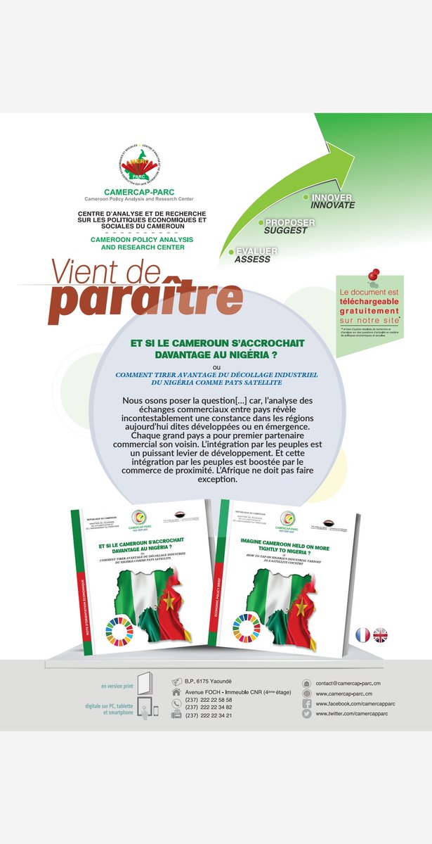 Bonne lecture <a href="/Camercapparc/">CAMERCAP-PARC</a> <a href="/BarnabeOkouda/">OKOUDA Barnabé</a> #Cameroon
