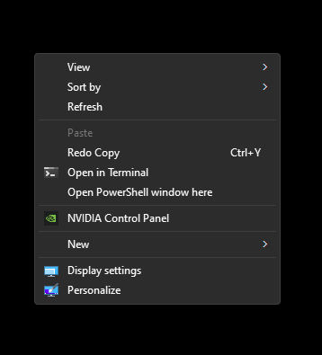 عندك ويندوز 11 وتبي ترجع شكل المنيو حق ويندوز 10؟ 

أفتح الـ CMD كـ مسؤول وحط هذا الكود:

reg add "HKCU\Software\Classes\CLSID\{86ca1aa0-34aa-4e8b-a509-50c905bae2a2}\inprocServer32" /f /ve

ثم سو ريستارت وبعدها خلاص بترجع عندك حق ويندوز 10 👍🏻