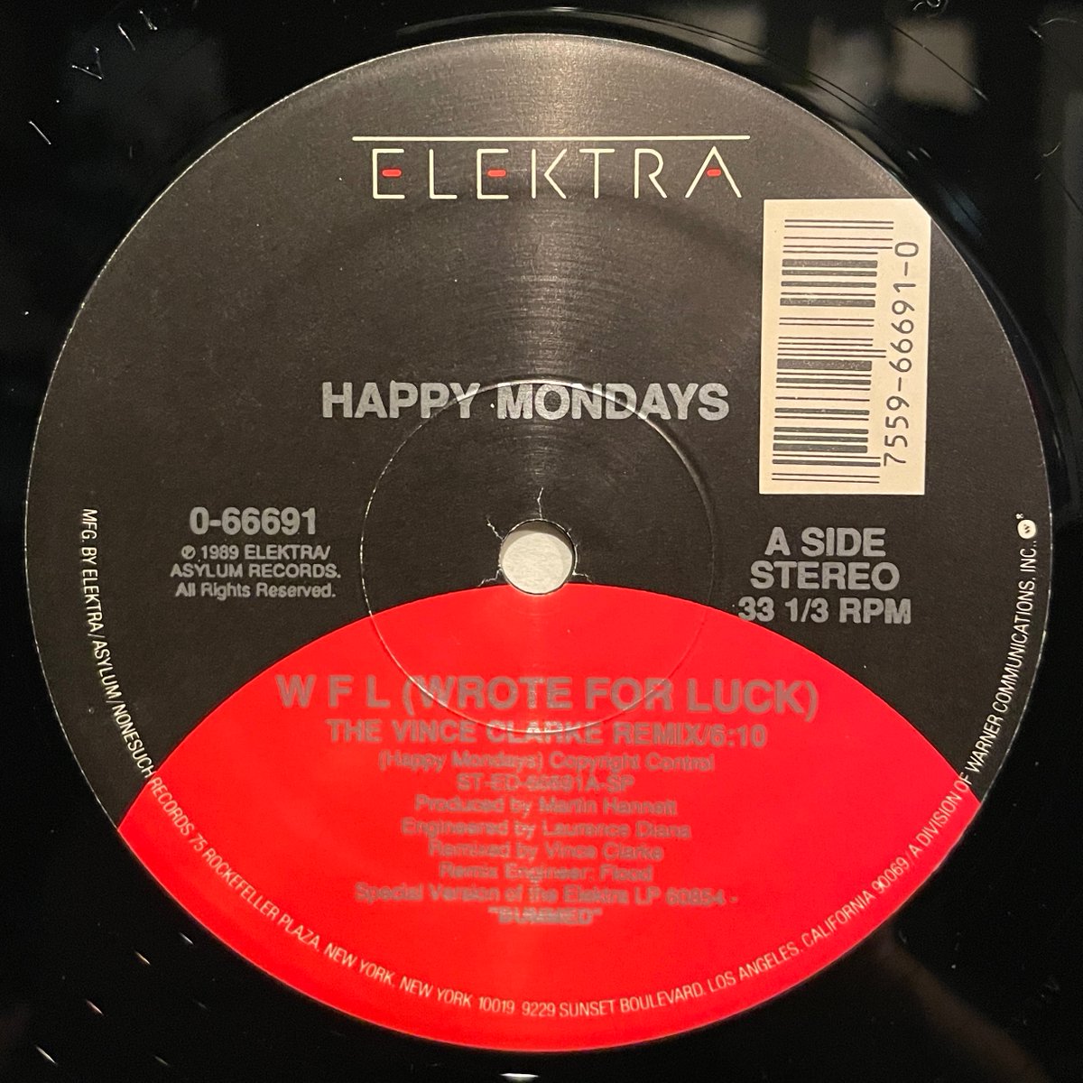 MILEHIGHCLUB202's tweet photo. ほな12いこか
HAPPY MONDAYS / WFL (Wrote For Luck)(The Vince Clarke Remix) [’89 U.S. Elektra --- 0-66691]
#HappyMonDays #WroteForLuck #MartinHannett #Flood #VinceClarke #vinylbar #musicbar #レコードバー #mhc23082023
https://t.co/HSkxOQGOPq https://t.co/r6PvSdEyVw