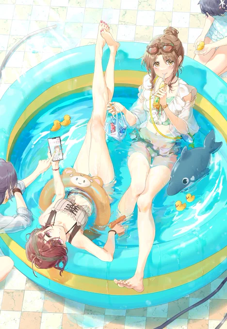 屋上#シャニマス夏のイラコン 