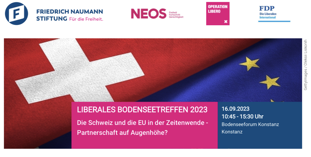 jf_tg's tweet photo. Am 16.09.2023, im Bodenseeforum Konstanz, finden zwei spannende Veranstaltungen zum Thema Europa in der Zweitwende statt. 

Unser Nationalratskanditat und Präsident der Jungfreisinnigen Thurgau @ELCastelar hat die Ehre bei den Kurzimpulsen unsere liberalen Werte zu vertreten. https://t.co/2peciVD3jt