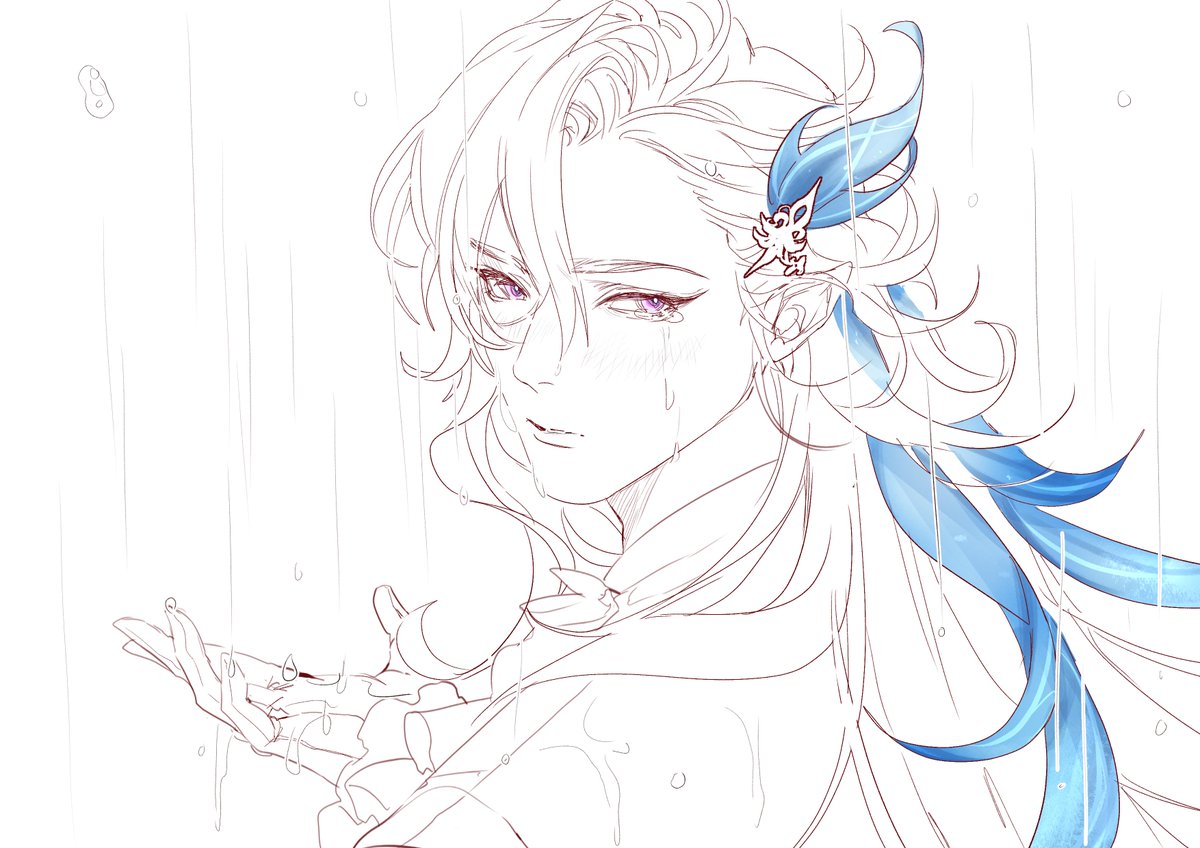 My pretty hydro dragon ~ don't cry don't cry 

#genshinimpact📷 #neuvillette