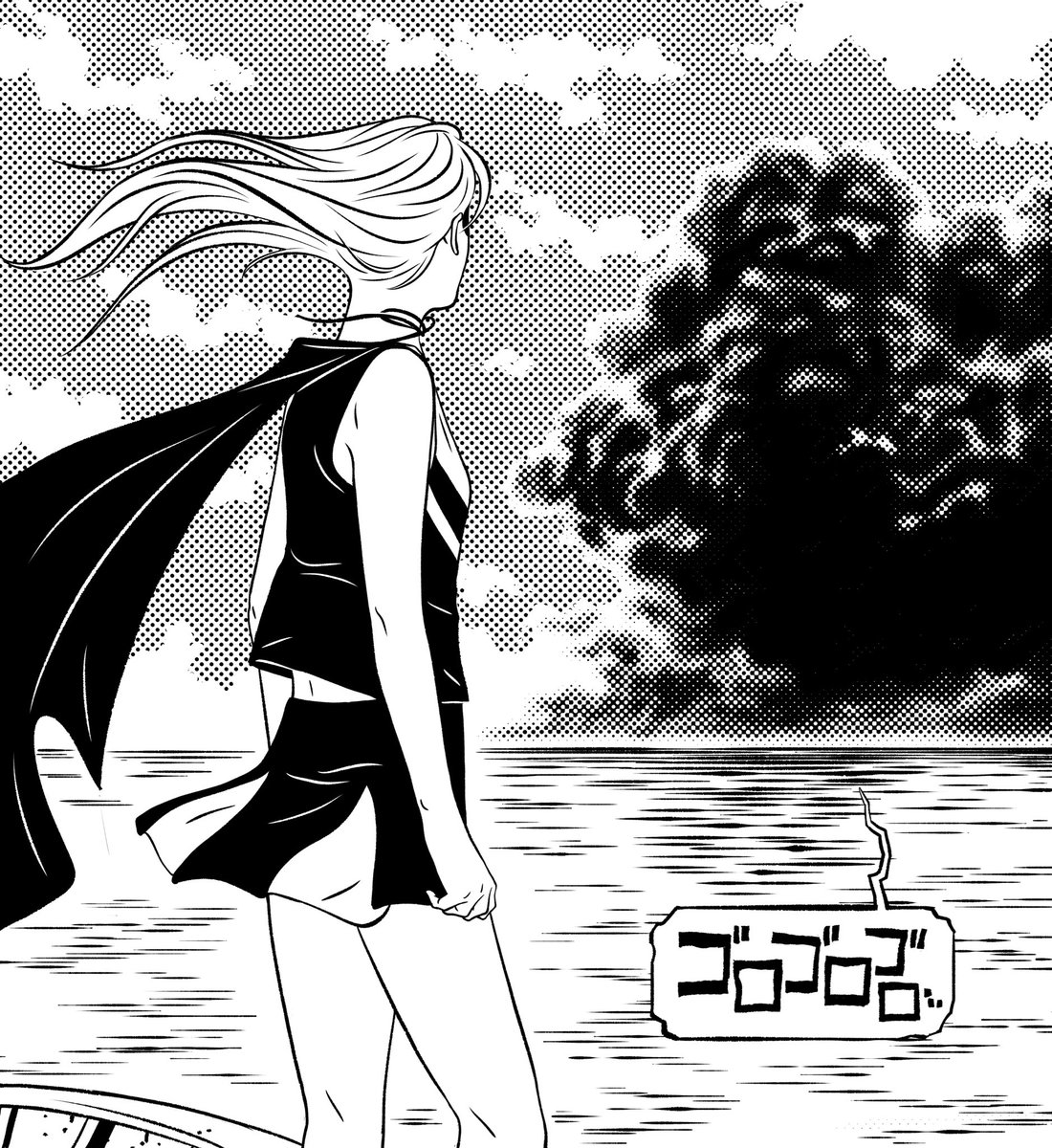 本日のお仕事(の一部)。
A piece of today's work. 
 
「やば!洗濯物!」のサクラ。

『EVOL (イーヴォー)』6巻
発売中!
https://t.co/bFvaCCyHRt

DMM TVにてドラマ化!
11月3日配信開始!
@EVOL_dmmtv 

#カネコアツシ
#EVOL
 #イーヴォー 
