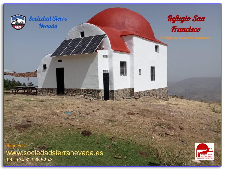 Refugio San Francisco 
punto de llegada o partida rutas alta montaña Cabecera del San Juan #veleta #mulhacen
#alcazaba #rutatresmiles #picoelcaballo

#montañismo

También para dar un agradable paseo (casi 2 km) desde la carretera de #sierranevada

sociedadsierranevada.es