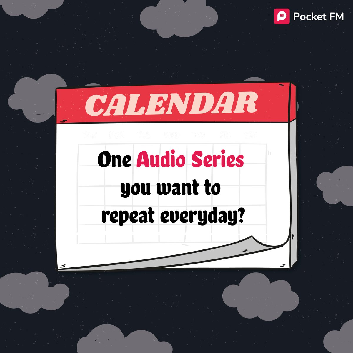 PocketFM_App's tweet photo. Let us know which #audioseries do you want to listen everyday and repeat every second ? #bingelistening #AddictedToListening #AudioAddict 🙌🔊" https://t.co/t2QdURlpq7