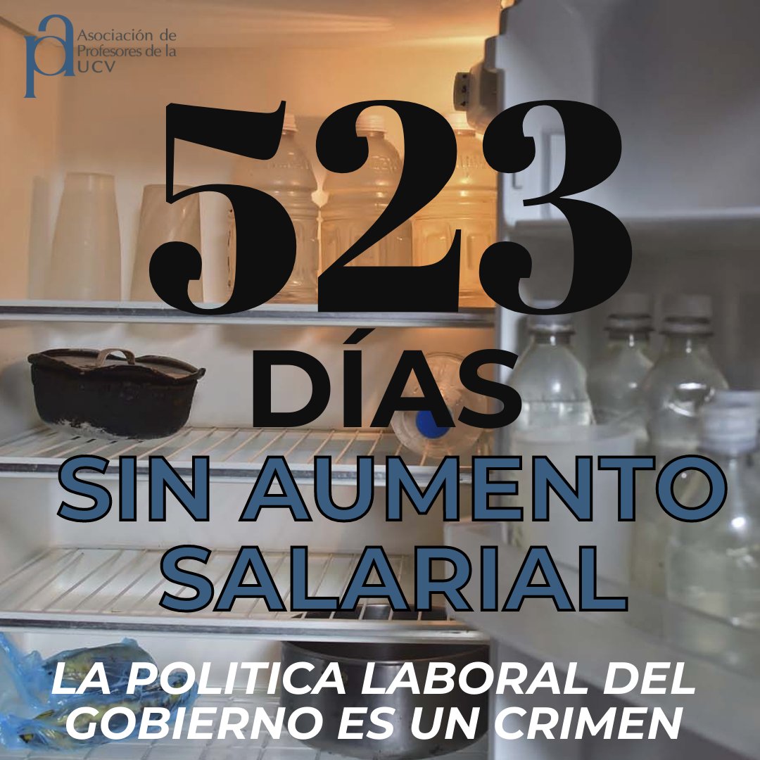 APUCV's tweet photo. #UCV #Profesores #Venezuela #SalariosDignosYa https://t.co/2g124M1pWV