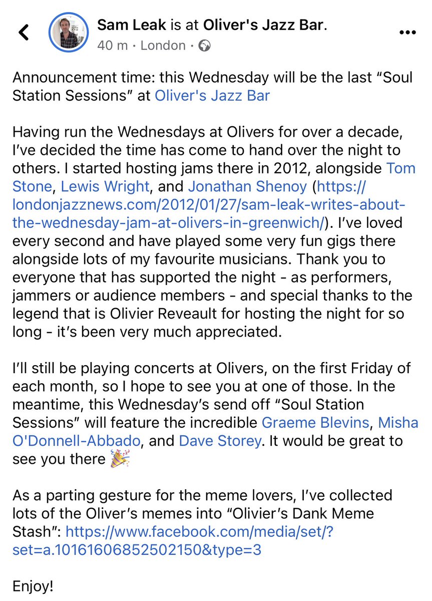 Details on the end of the “Soul Station Sessions”