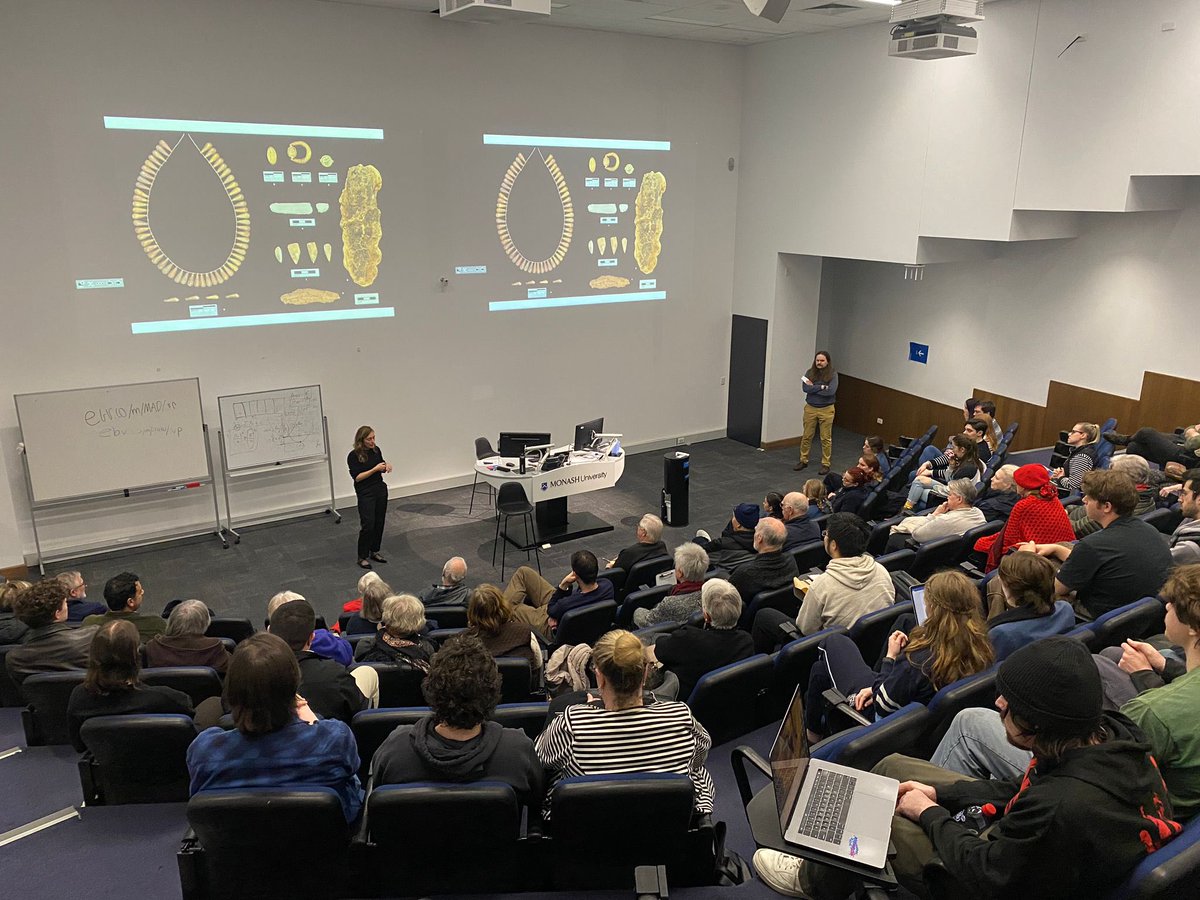 A great turn out for our public lecture tonight with the Egyptology Society of Victoria - on the cemeteries of Amarna. Thanks to everyone who came along, and stay tuned for details of our upcoming Study Day with the ESV in October!
