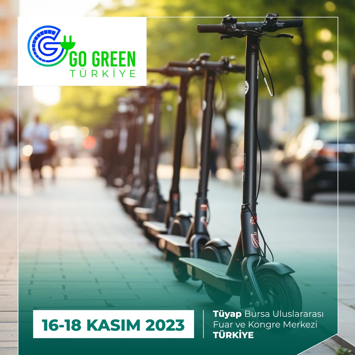 Tüyap Bursa’da Kasım ayında kapılarını açacak olan Go Green Türkiye'de, 120 katılımcı marka, 8 bin metrekare sergileme alanında elektrikli araç dünyasının inovatif ürünlerini ve yeni teknolojilerini vitrine çıkaracak. Ziyaret edin!
l24.im/fO9WS

#gogreentürkiye