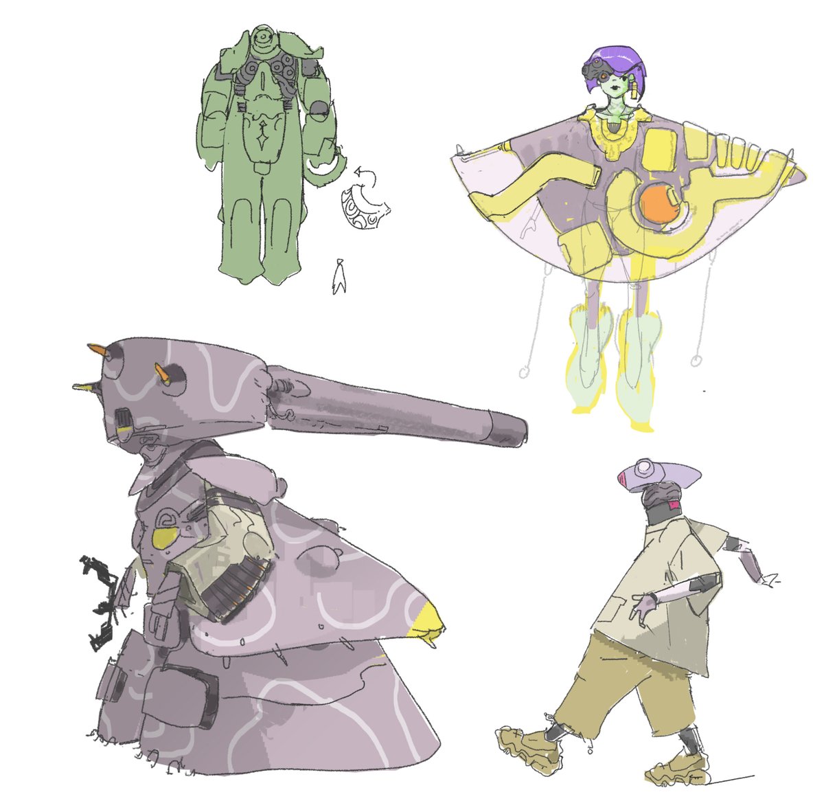 All students worked in their own style, starting from their comfort zone/favorite themes, expanding out.
Next: Josh Sunga