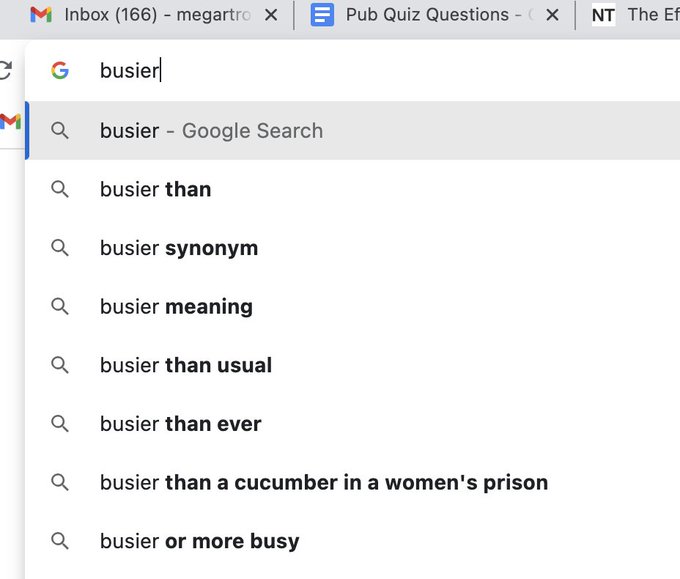 Innocently googling how to spell 'Busier'... 🤦&zwj;♀️ https://t.co/z3TgzZUeni<a href="/tag/paramountplus"class="tags"><span>#paramountplus</span></a><a href="/tag/theburninggirls"class="tags"><span>#theburninggirls</span></a><a href="/tag/paramountplu"class="tags"><span>#paramountplu</span></a>