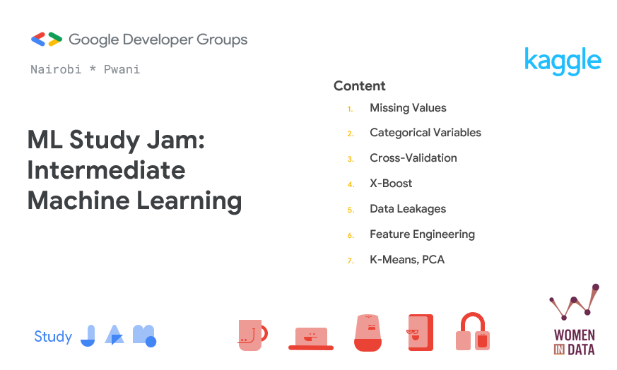 GDG_Nairobi's tweet photo. 📚 Are you excited about tomorrow's 8 pm #MLStudyJam ? So are we!
 
🔥 Join us as we cover missing value handling, data preprocessing with pipelines, XGBoost modeling, cross-validation, data leakage prevention, PCA &amp; K-means techniques ++

Let's level up our #ML skills together! https://t.co/AxDHlZJRWY