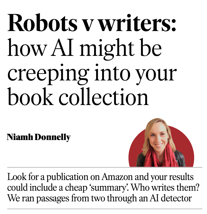 Our Prof Robert Ross @robertross_ie @tudublincompsci @scienceirel spoke to @NiamhDonnelly @Independent_ie about #AI and its role in “summary” titles. Read more: independent.ie/irish-news/rob…
