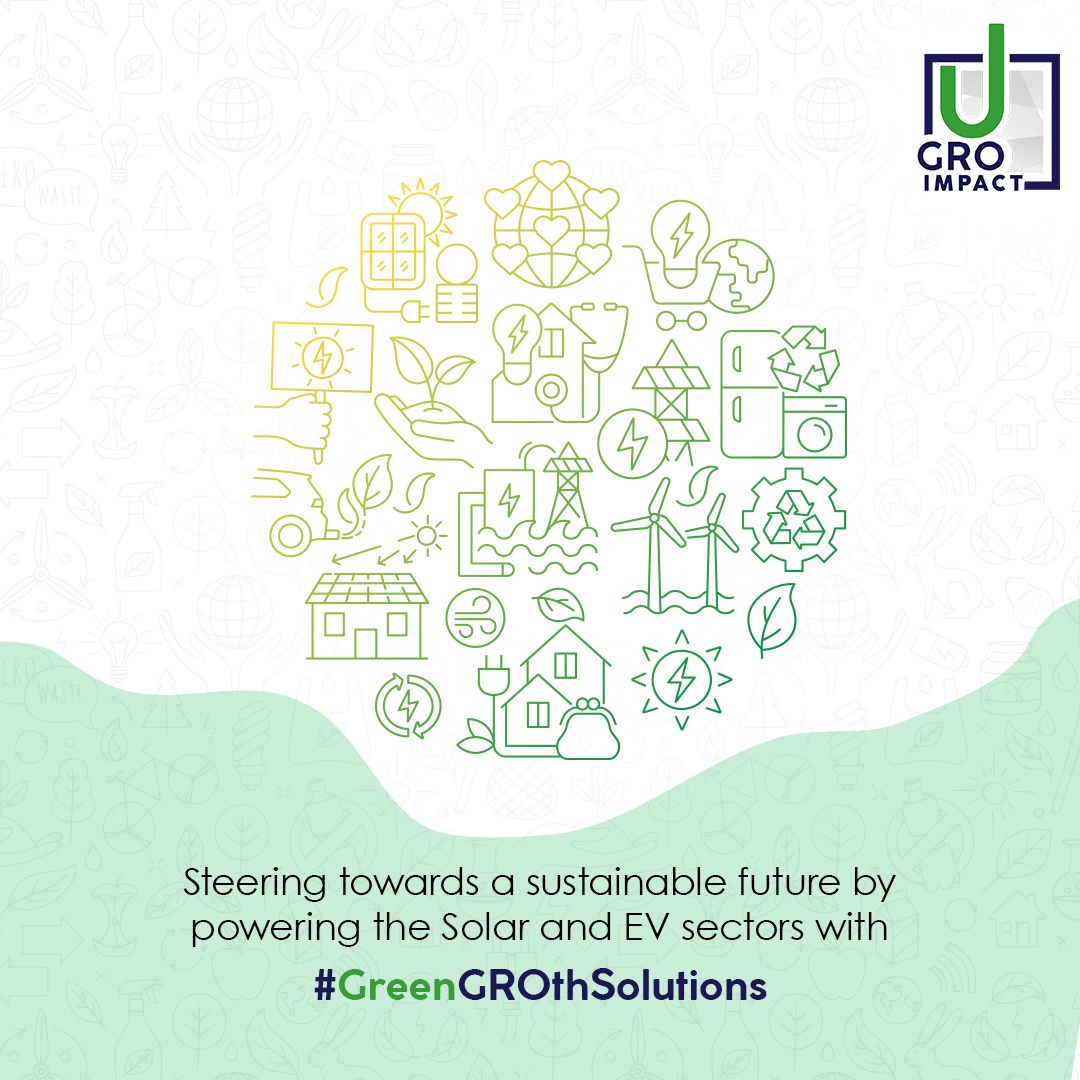 At #UGROCapital, we aim to contribute towards a greener and more #sustainable future by making credit accessible for MSMEs operating in the #Solar and #EV sectors. #GreenGROthSolutions #MicroBusinessesMacroDreams #EnvironmentFriendly #MSME #Smallbusinesses #MSMESector