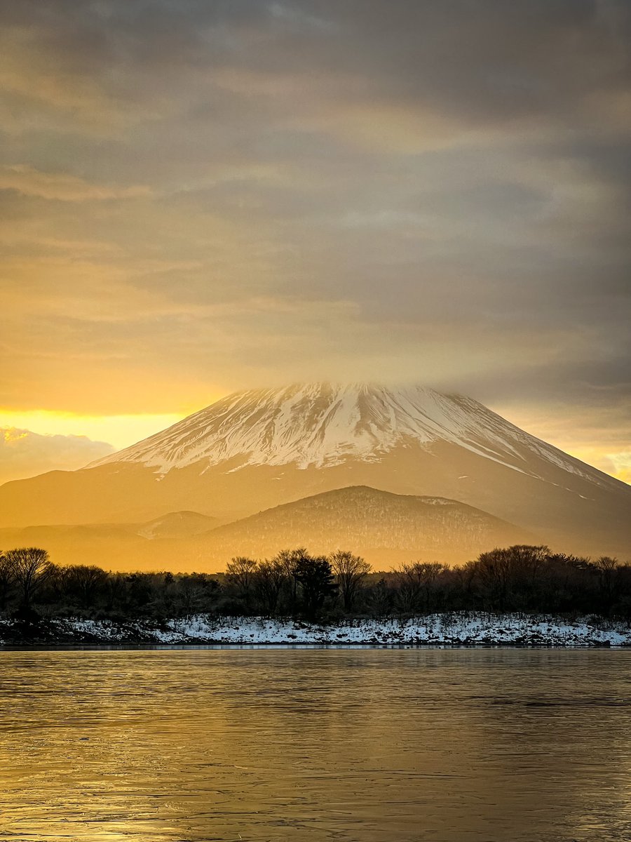 MakotoHashimuki's tweet photo. なんか良いことしかなさそうな金色に輝く富士山🙏🗻✨ https://t.co/7uMFGHZIHj