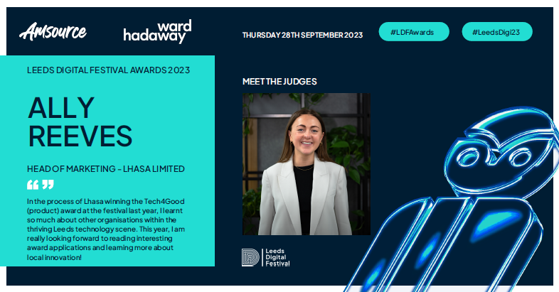 MEET THE JUDGES

Our first judge is Ally Reeves, Head of Marketing at <a href="/LhasaLimited/">Lhasa Limited</a> Her career started with a degree in chemistry, followed by several years working in B2B sales, before finding her niche in Marketing.

We are excited Ally is on the judging panel this year!