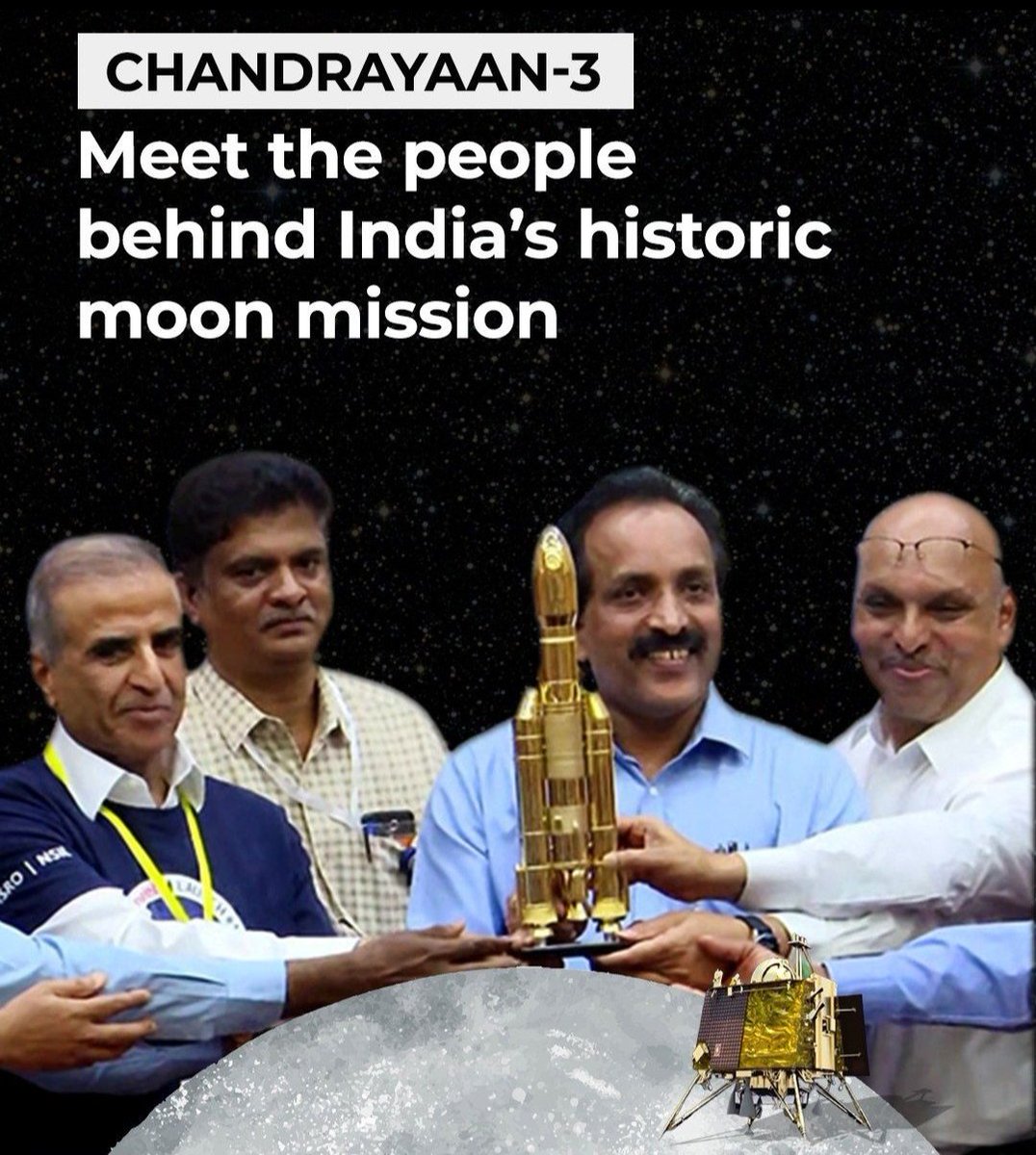 People whom made Chandrayaan 3 possible. Retweet to support them.
#Chandrayaan3Landing #Chandrayaan3 #isroindia #ISRO #ISROMissions